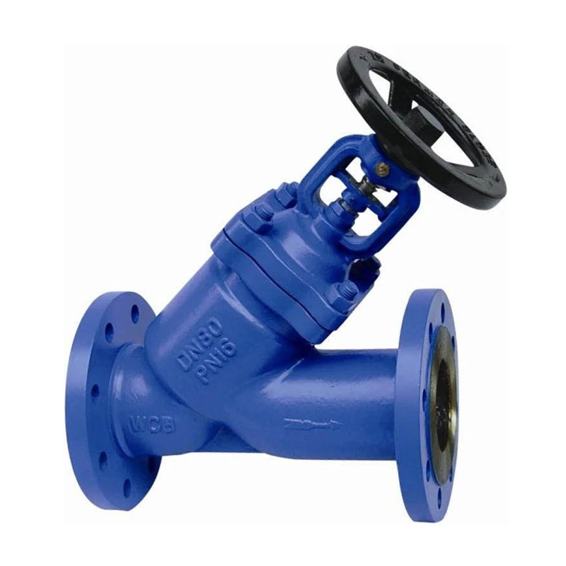 Y type bellow globe valve